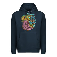 Navy Blame It All On My Roots Premium Hoodie - JahusDesignShop