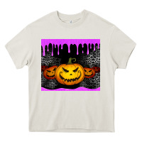 Halloween Jack O'lantern Dripping Glitter Tumbler Heavy Core Tee | Teevron