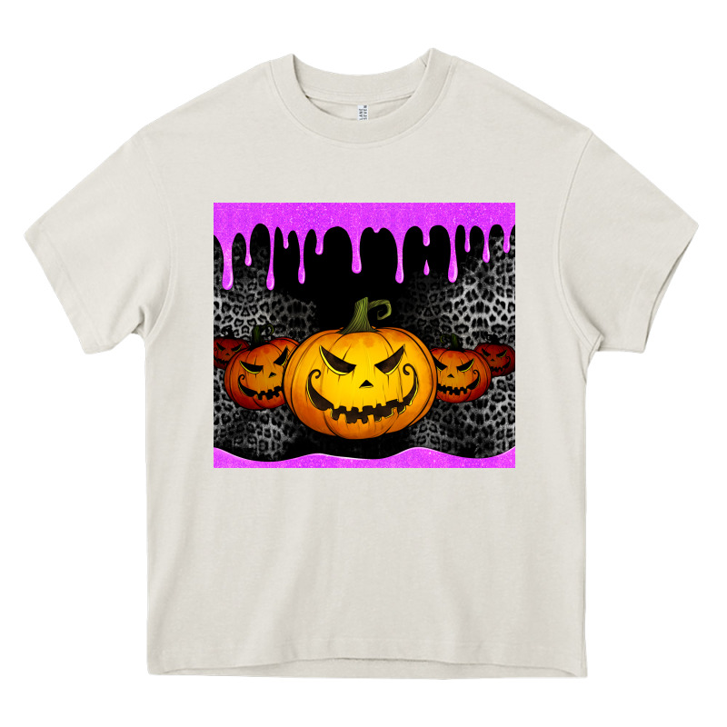 Halloween Jack O'lantern Dripping Glitter Tumbler Heavy Core Tee by Jasminsmagicworld | Teevron