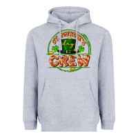 Heather Grey St. Patrick's Day crew Heavyweight Hoodie - FaDigitalArtStudio