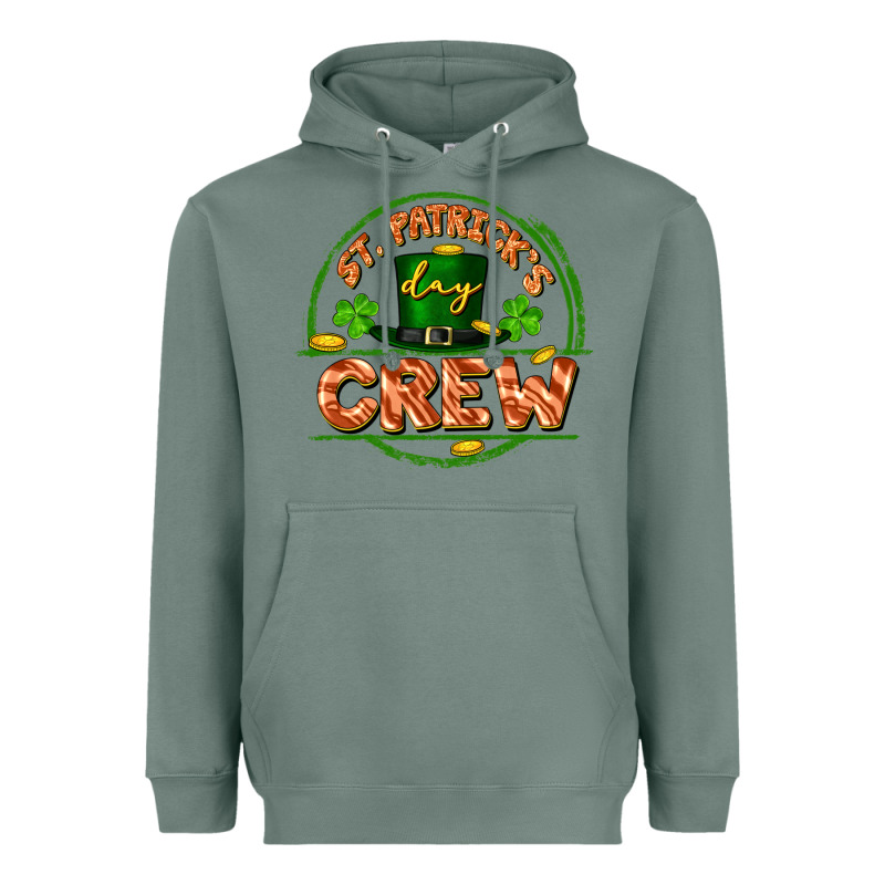 St. Patrick's Day Crew Heavyweight Hoodie by FaDigitalArtStudio | Teevron