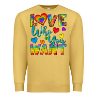 Antique Gold Western Love Who You Want Premium Sweatshirt - BundleAndBundleShop