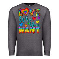 Charcoal Heather Western Love Who You Want Premium Sweatshirt - BundleAndBundleShop