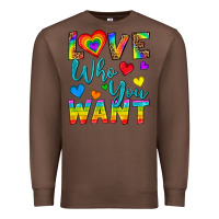 Chestnut Western Love Who You Want Premium Sweatshirt - BundleAndBundleShop