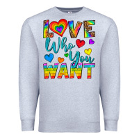 Heather Grey Western Love Who You Want Premium Sweatshirt - BundleAndBundleShop