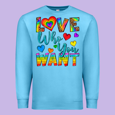Western Love Who You Want Premium Sweatshirt Designed By Bundleandbundleshop