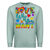 Seafoam Western Love Who You Want Premium Sweatshirt - BundleAndBundleShop