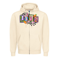 Sandshell Easter love Happy Easter Day Zipper Hoodie - CowGirlArtShop