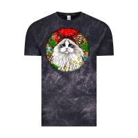 Cloud Black christmas ragdoll  cat Vintage Tee - LillyAllenDesigns