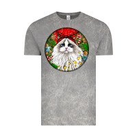 Cloud Rock christmas ragdoll  cat Vintage Tee - LillyAllenDesigns