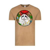 Christmas Ragdoll  Cat Vintage Tee | Teevron