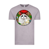 Vintage Zinc christmas ragdoll  cat Vintage Tee - LillyAllenDesigns