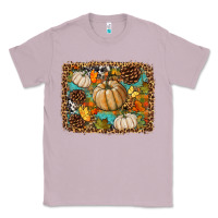 Lilac fall pumpkin background Classic Tee - BundleAndBundleShop