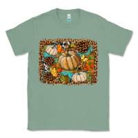 Sage fall pumpkin background Classic Tee - BundleAndBundleShop