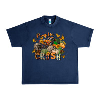 Navy pumpkin crush truck Urban Heavy Tee - LillyAllenDesigns