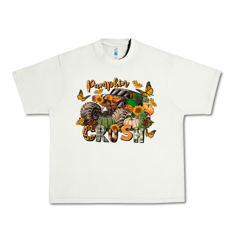 Pumpkin Crush Truck Urban Heavy Tee by LillyAllenDesigns | Teevron