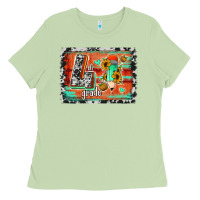 Matcha western back to school 4th grade Ladies Tee - Jasminsmagicworld