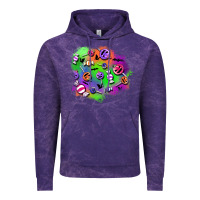 Cloud Purple halloween candy patches Vintage Hoodie - BundleAndBundleShop