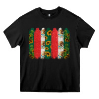 Black mexican flag brushstroke Heavy Core Tee - Jasminsmagicworld