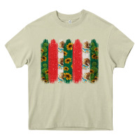 Mossy mexican flag brushstroke Heavy Core Tee - Jasminsmagicworld