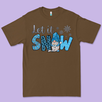 Let It Snow Premium Tee Designed By Jahusdesignshop