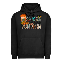 Pigment Black whatever spices your pumpkin Urban Hoodie - CowhideDigitalArt