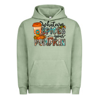 Pigment Oil Green whatever spices your pumpkin Urban Hoodie - CowhideDigitalArt