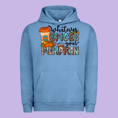Whatever Spices Your Pumpkin Urban Hoodie Designed By Cowhidedigitalart