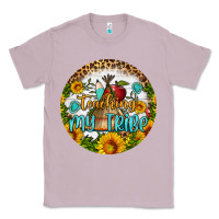 Lilac teaching my tribe round earring Classic Tee - BundleAndBundleShop