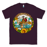 Plum teaching my tribe round earring Classic Tee - BundleAndBundleShop