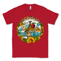 Red teaching my tribe round earring Classic Tee - BundleAndBundleShop