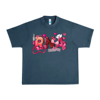 Midnight Navy rna breast cancer registered nurse assistant Urban Heavy Tee - LillyAllenDesigns