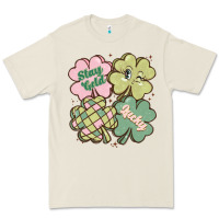Bone st patricks day clover Premium Tee - MaliasSmallBusiness