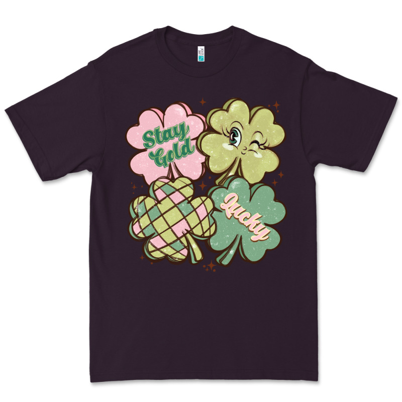 St Patricks Day Clover Premium Tee by MaliasSmallBusiness | Teevron