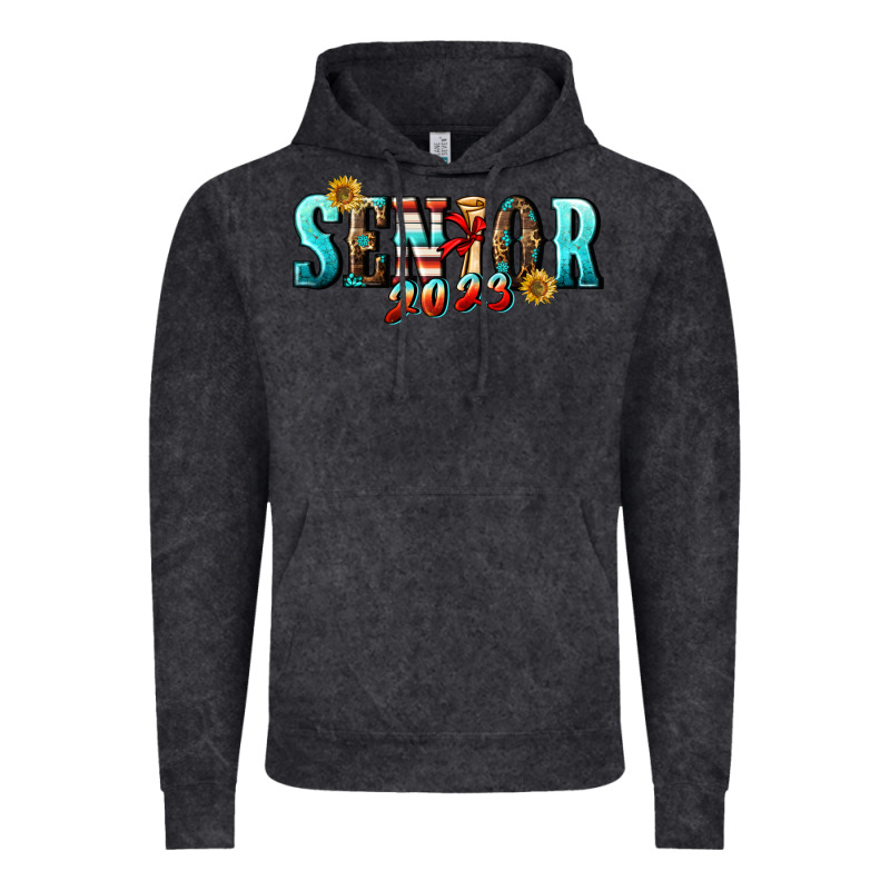 Senior 2023 Vintage Hoodie by BundleAndBundleShop | Teevron