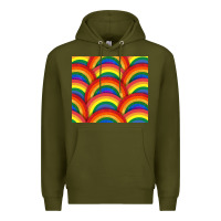 Army Green Pride rainbow glitter tumbler Premium Hoodie - FaDigitalArtStudio