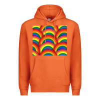 Carrot Pride rainbow glitter tumbler Premium Hoodie - FaDigitalArtStudio