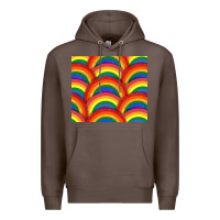 Coffee Pride rainbow glitter tumbler Premium Hoodie - FaDigitalArtStudio