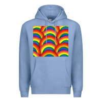 Colony Blue Pride rainbow glitter tumbler Premium Hoodie - FaDigitalArtStudio