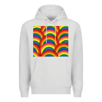 Dove Grey Pride rainbow glitter tumbler Premium Hoodie - FaDigitalArtStudio
