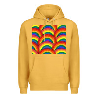 Mustard Pride rainbow glitter tumbler Premium Hoodie - FaDigitalArtStudio