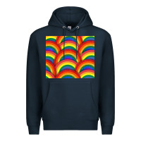 Navy Pride rainbow glitter tumbler Premium Hoodie - FaDigitalArtStudio