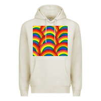 Oatmeal Heather Pride rainbow glitter tumbler Premium Hoodie - FaDigitalArtStudio