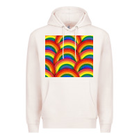 Pale Pink Pride rainbow glitter tumbler Premium Hoodie - FaDigitalArtStudio