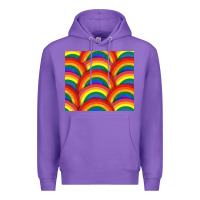 Purple Pride rainbow glitter tumbler Premium Hoodie - FaDigitalArtStudio