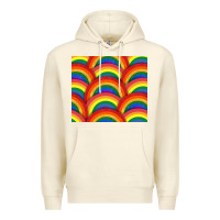 Sandshell Pride rainbow glitter tumbler Premium Hoodie - FaDigitalArtStudio