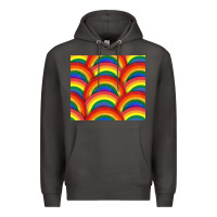 Smoke Pride rainbow glitter tumbler Premium Hoodie - FaDigitalArtStudio