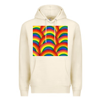 Tofu Pride rainbow glitter tumbler Premium Hoodie - FaDigitalArtStudio