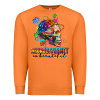 Carrot Neurodiversity Is Beautiful Premium Sweatshirt - FaDigitalArtStudio