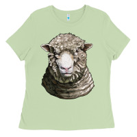 Matcha dorset sheep head Ladies Tee - LillyAllenDesigns